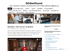 Tablet Screenshot of bgilbertsound.com